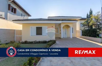 Casa em condomínio fechado com 4 quartos à venda na Rua Napoli, 44, Vilagge Capricio, Louveira