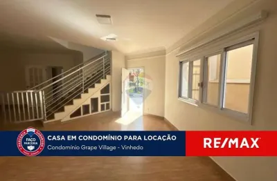 Casa para locação no condomínio grap village em vinhedo/sp