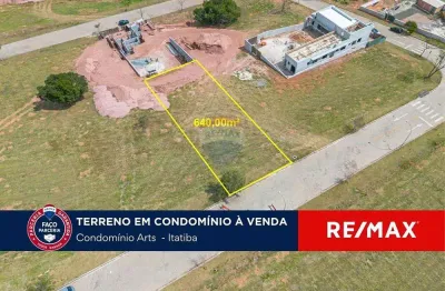 Terreno a venda arts itatiba - 640 m² - excelente oportunidade