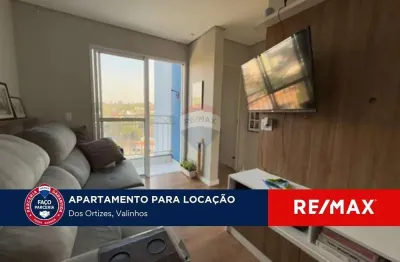 Apartamento para alugar com 48m², por r$ 3.200,00 - condomínio residencial verona, valinhos/sp.