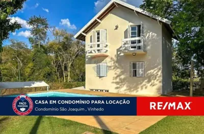 Sobrado para locação no condomínio são joaquim 3 quartos e quadra de tenis