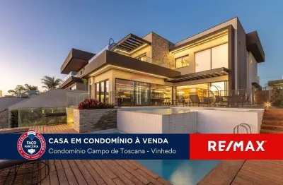 Casa à venda - condomínio campo de toscana, vinhedo/sp