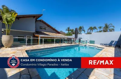 Casa à venda em itatiba condomínio villaggio paradiso