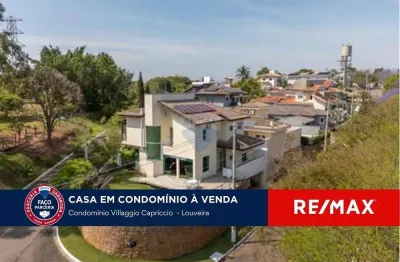 Casa em condomínio fechado com 6 quartos à venda na Rua Napoli, 44, Vilagge Capricio, Louveira