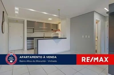 Vende-se apartamento com 2 dormitórios, 1 suíte, closet e varanda - residencial vila garibaldi - vinhedo