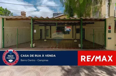 Casa a venda em campinas, localização excelente, próximo ao bosque dos jequitibás-residencial ou comercial.