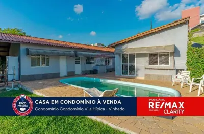 Casa térrea com 5 suítes para venda em condomínio - vinhedo - sp