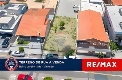 Terreno comercial à venda na Rua dos Canários, 160, Jardim Itália, Vinhedo