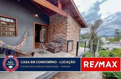 Casa em condomínio fechado com 3 quartos para alugar na Estrada Municipal da Capela, 70, Condomínio Estância Marambaia, Vinhedo