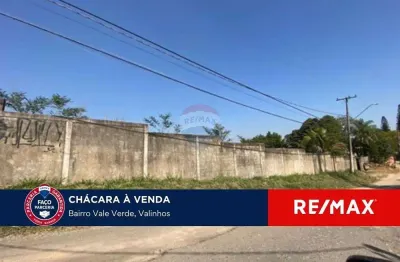 Chácara à venda com 6.000m2 no bairro vale verde valinhos/sp
