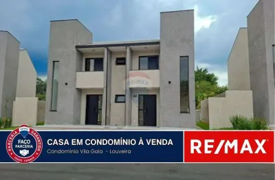 Vila gaia - louveira. casa 22 com 2 suítes, sala, cozinha integrada e quintal