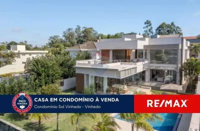 Casa em condomínio fechado com 5 quartos à venda na Rua Solarium, 200, Condomínio Estância Marambaia, Vinhedo
