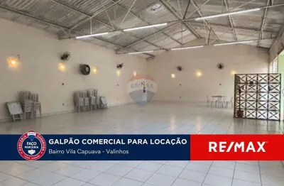 Galpão para alugar, 408m² por R$ 16.000,00 - Jardim São Paulo - Valinhos/SP