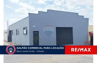 Locação Galpão Comercial 194m²  - Próximo ao Centro e Rodoviária de Vinhedo