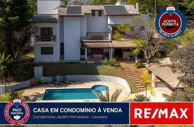 Casa em condomínio fechado com 4 quartos à venda na Alameda Das Sibipirunas, 002, Vilagge Capricio, Louveira