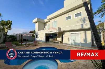 Casa em condomínio fechado com 3 quartos à venda na Alameda Rubi, 61, Condomínio Grape Village, Vinhedo