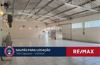 Barracão / Galpão / Depósito para alugar na Rodovia Flávio de Carvalho, 1691, Vila Capuava, Valinhos