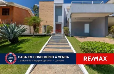 Casa em condomínio fechado com 4 quartos à venda na Rua Palermo, 182, Vilagge Capricio, Louveira
