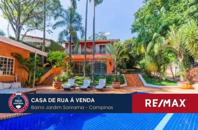 Casa/chácara em Sousas - Campinas 5 dorms, e lazer completo por R$ 2.970.000,00