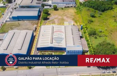 GALPÃO Comercial para locação no Distrito Indutrial Alfredo Rela - Itatiba R$ 79.789,00
