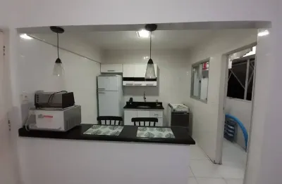Excelente apartamento reformado 63m² 01 dorm. itararé são vicente sp
