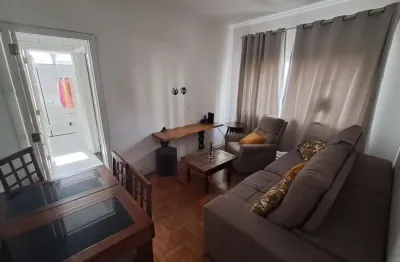 Apartamento mobiliado para venda 55m2, 01 dorm. itararé, são vicente - sp