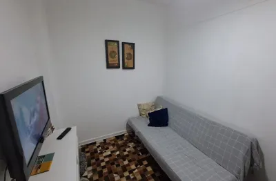 Kitnet mobiliada para alugar 35m² gonzaguinha, são vicente- sp