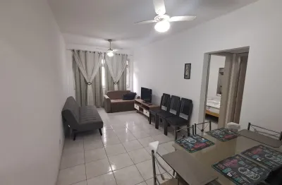 Apartamento mobiliado para alugar 70m² 02 dorm. itararé, são vicente - sp