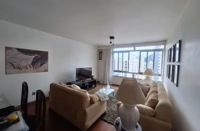 Apartamento mobiliado para alugar 145m² 02 dorm. itararé, são vicente - sp