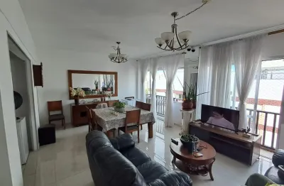 Ampla cobertura duplex com terraçõ para alugar 100m² 02 dorm. itararé, são vicente - sp