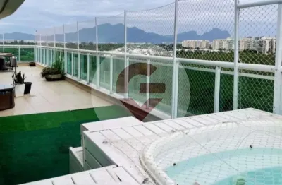 Apartamento com 4 quartos à venda na avenida salvador allende, 6300, recreio dos bandeirantes, rio de janeiro, 187 m2 por r$ 1.250.000
