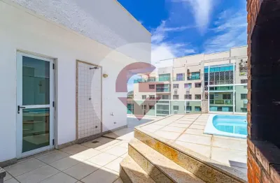 Cobertura com 2 quartos à venda na avenida josé luiz ferraz, 550, recreio dos bandeirantes, rio de janeiro, 141 m2 por r$ 1.105.000