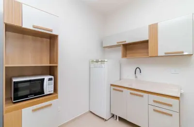 Apartamento com 1 quarto para alugar na Rua Aristides Teixeira, 135, Centro Cívico, Curitiba, 21 m2 por R$ 1.650