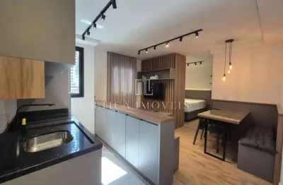 Apartamento com 1 quarto para alugar na rua lourenço pinto, 350, centro, curitiba, 28 m2 por r$ 2.700