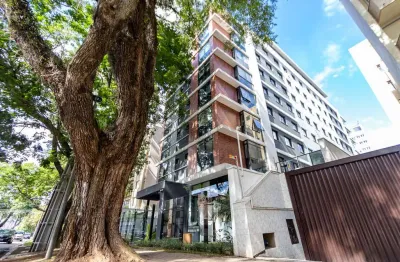 Apartamento com 1 quarto para alugar na rua brigadeiro franco, 552, mercês, curitiba, 26 m2 por r$ 3.050