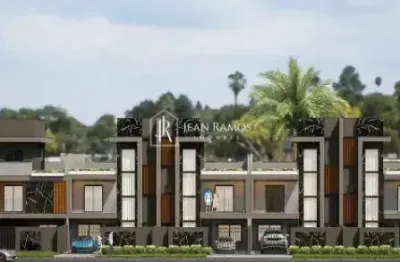 Compre com 10 % de entradalançamento no xaxim , sobrados frente rua com até 4 suites e piscina!!