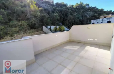 Cobertura com 2 quartos, 2 vagas de garagem, para alugar,  por r$ 1.500, 00 mensal - recanto da mata - juiz de fora/mg