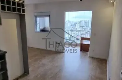 Lindo Studio para locação com 34m² com móveis planejados, varanda e vaga de garagem,  localizado na