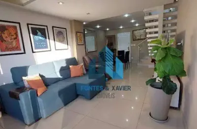 Cobertura com 5 quartos (4 suítes) à venda, 197 m² por r$ 1.150.000 - bom pastor - juiz de fora/mg