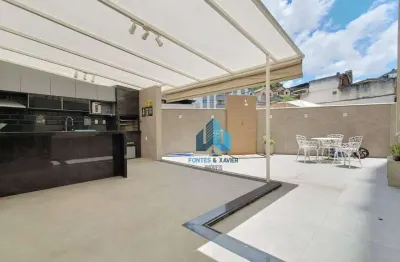 Apartamento Garden com 2 quartos (1 suíte) e área gourmet reformada à venda, 102 m² por R$ 529.000 - São Mateus - Juiz de Fora/MG