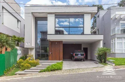 Casa a venda em santa felicidade, 3 dormitórios, 3 suítes, 2 vagas de garagem, alto padrão, green village park
