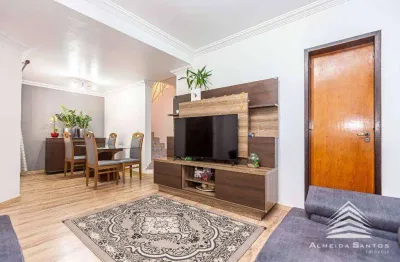 Sobrado com 3 dormitórios à venda, 148 m² por r$ 610.000 - capão raso - curitiba/pr