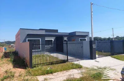 Casa a venda no bairro estados, fazenda rio grande, 2 dormitórios, 2 vagas de garagem, com quintal