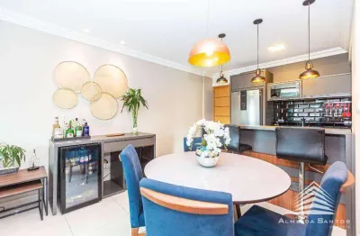 Apartamento com 2 dormitórios à venda, 69 m² por r$ 715.000,00 - água verde - curitiba/pr
