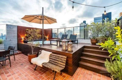 Cobertura a venda, 260 m² por r$ 2.966..000 - cabral - curitiba/pr