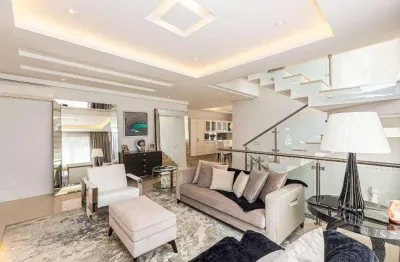 Casa em condomínio à venda - porteira fechada - por r$ 4.200.000 - mercês - curitiba/pr
