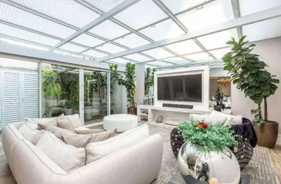 Casa em condomínio à venda - porteira fechada - por r$ 4.200.000 - mercês - curitiba/pr