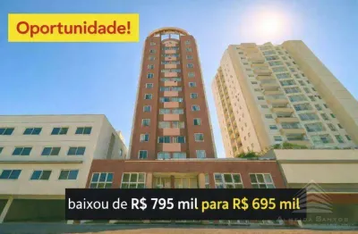 Apartamento com 3 dormitórios à venda, 88 m² por r$ 695.000,00 - água verde - curitiba/pr