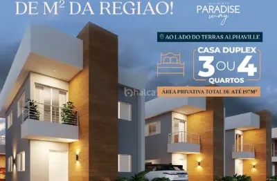 Casa em condomínio à venda, paradise way residence no bairro novo uruguai, teresina/pi