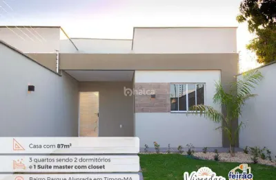 Casa residencial para venda no bairro parque alvorada, timon – condomínio residencial vivendas alvorada